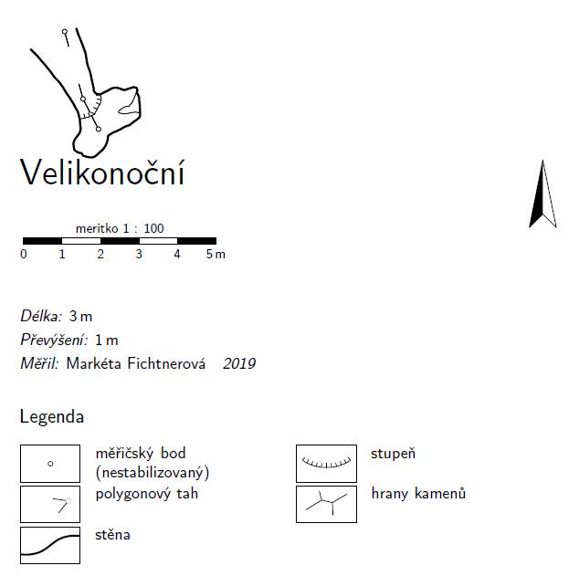 Mapa Velikonční
