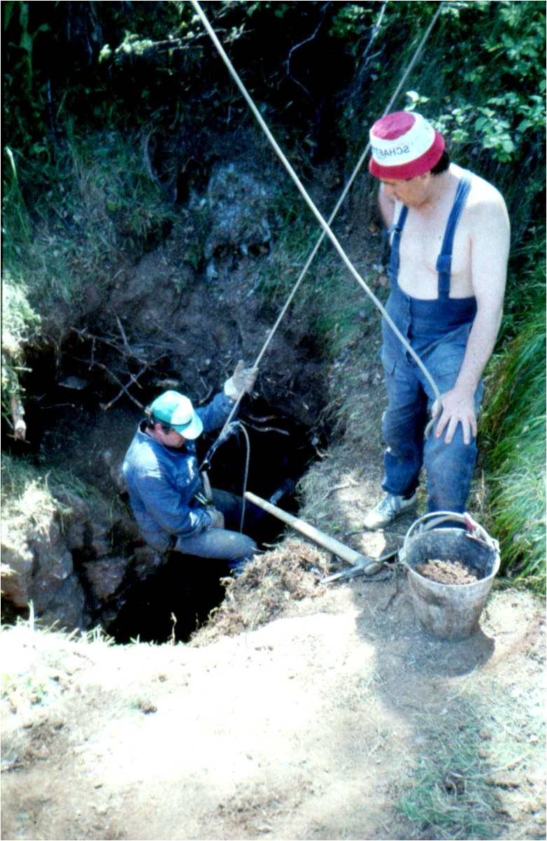 Svatojánská před proražením závalu